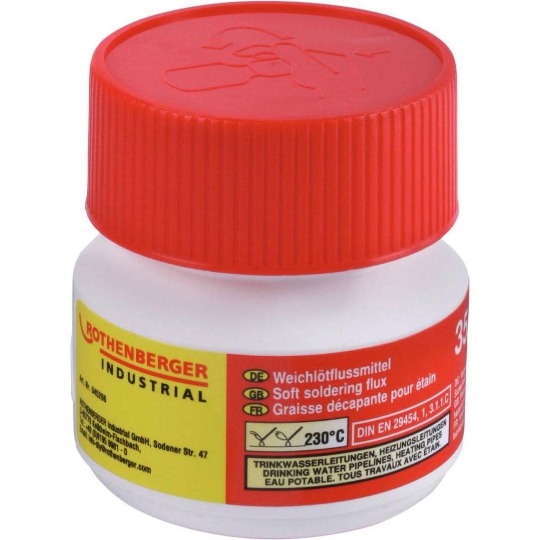 Rothenberger Fittings-Weichlötflussmittel, 35ml Tube, Accessori per saldatore