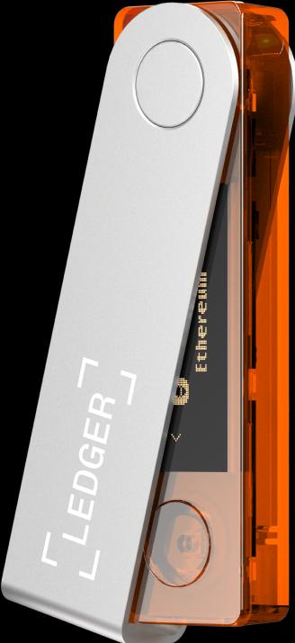 Produktbild Ledger Nano X - Orange (Litecoin, Dash, Bitcoin, Dogecoin, Ethereum Classic)