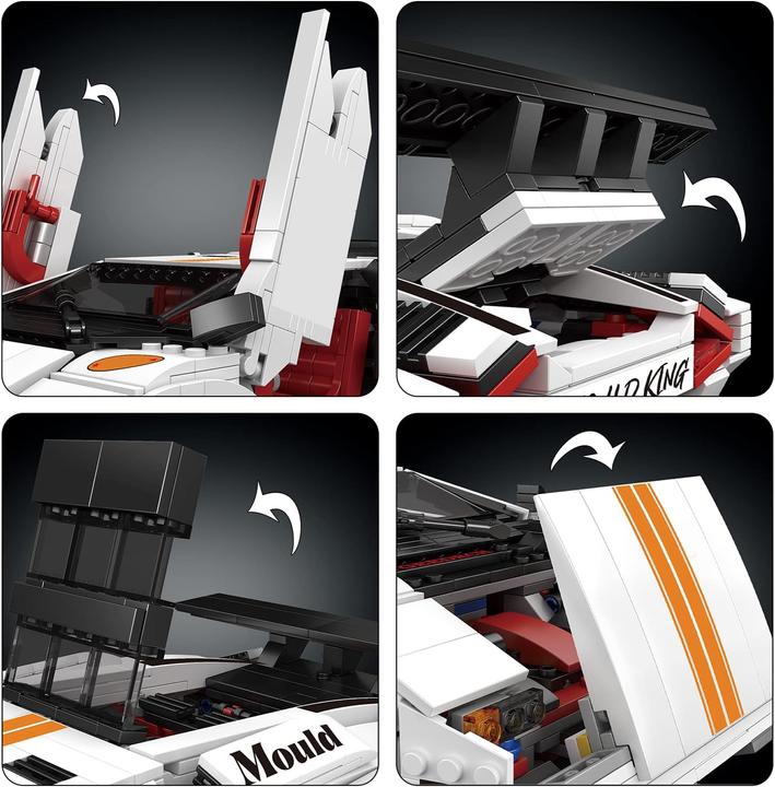 Produktbild Mould King Weisser Italienischer Sportwagen