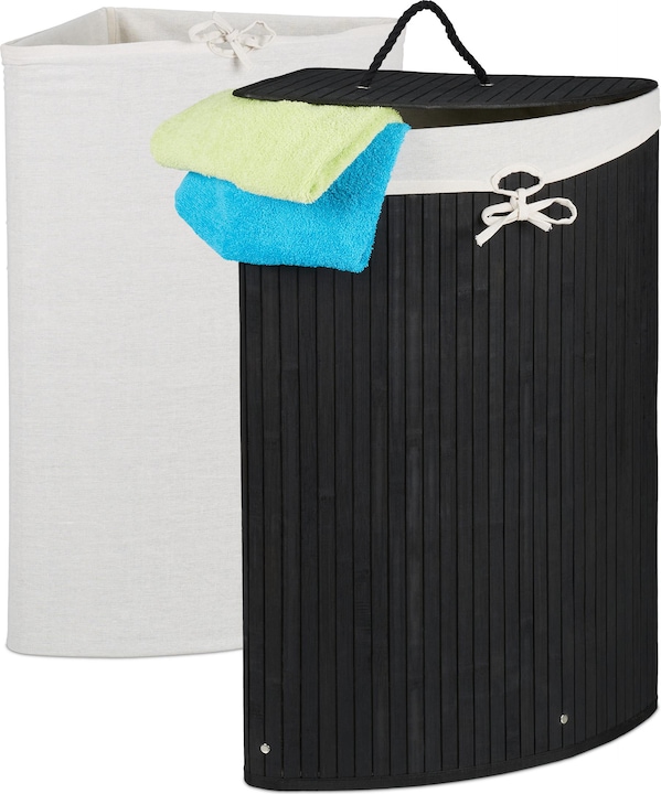 Produktbild Relaxdays Eckwäschekorb (60 l)