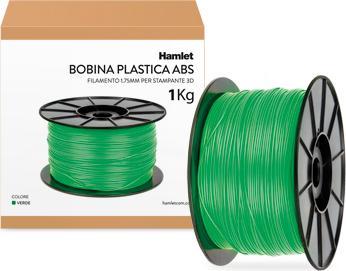 Produktbild Hamlet 1kg grüne ABS Filamentspule für 3DX100 3D-Drucker (ABS, 1.75 mm, 1000 g)