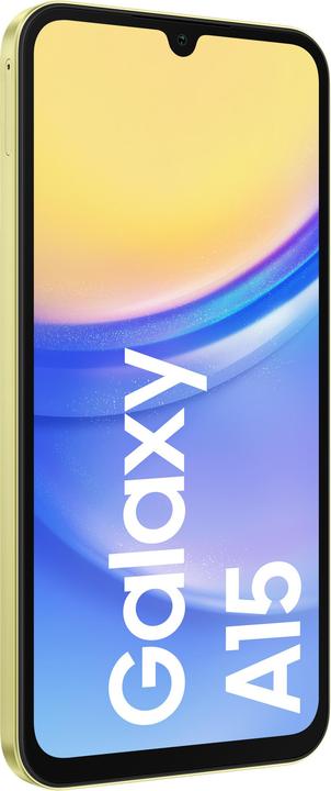 Produktbild Samsung Galaxy A15 (128 GB, Yellow, 6.50", Hybrid Dual SIM, 4G)