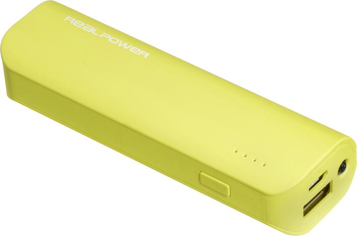 RealPower PB2600 (2600 mAh, 18 W, 9.62 Wh)