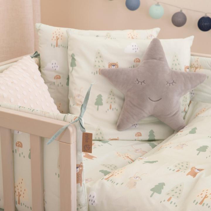 Produktbild Roba Bettwäsche 2-teilig Woodland Buddies (100 x 135 cm, 40 x 60 cm)