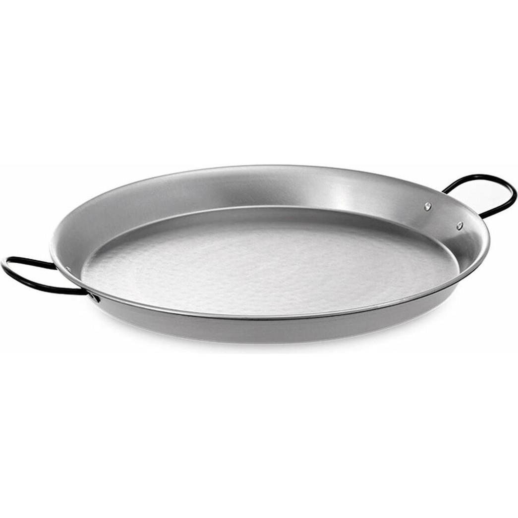 Vaello Kookpunt Paellapan Laag, 70cm grijs (Paella Pfanne, Stahl) (00193)