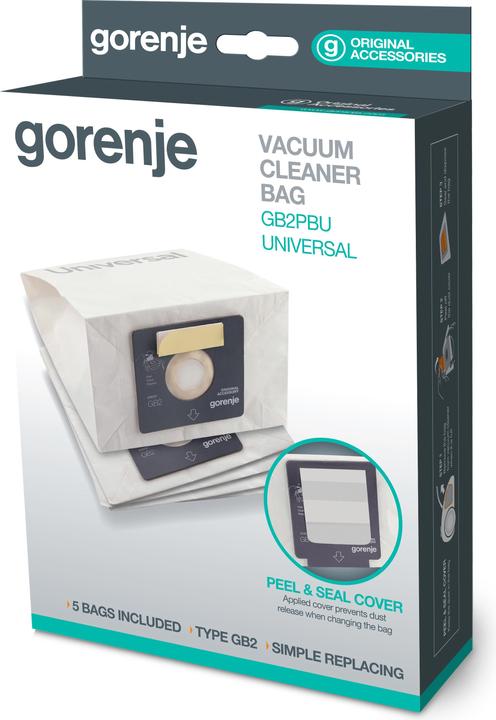 Actual product image Gorenje GB2PBU Drum Vacuum Dust Bag (5 x)