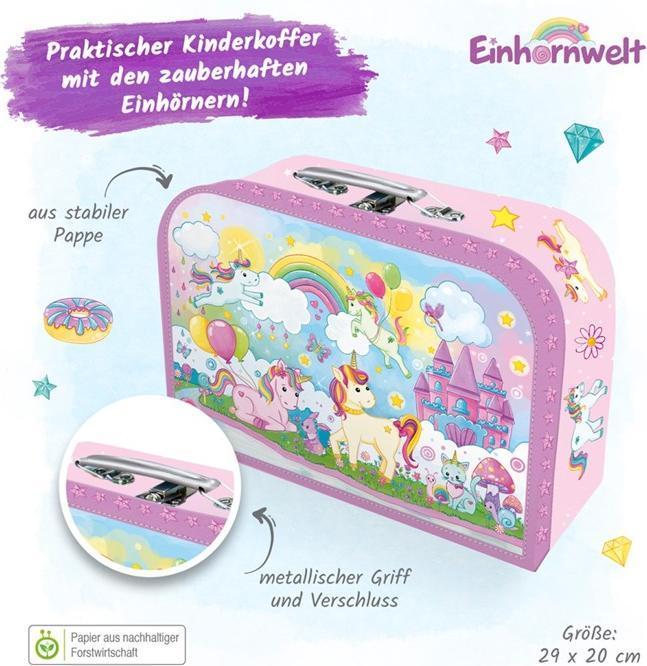 Produktbild Kinderkoffer gross Einhornwelt