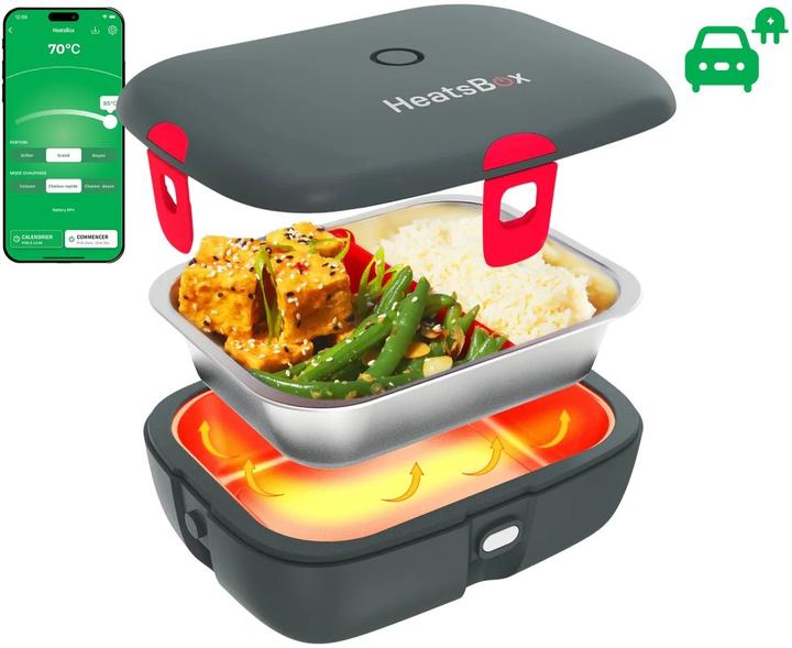 Faitron Boîte à lunch pour la voiture