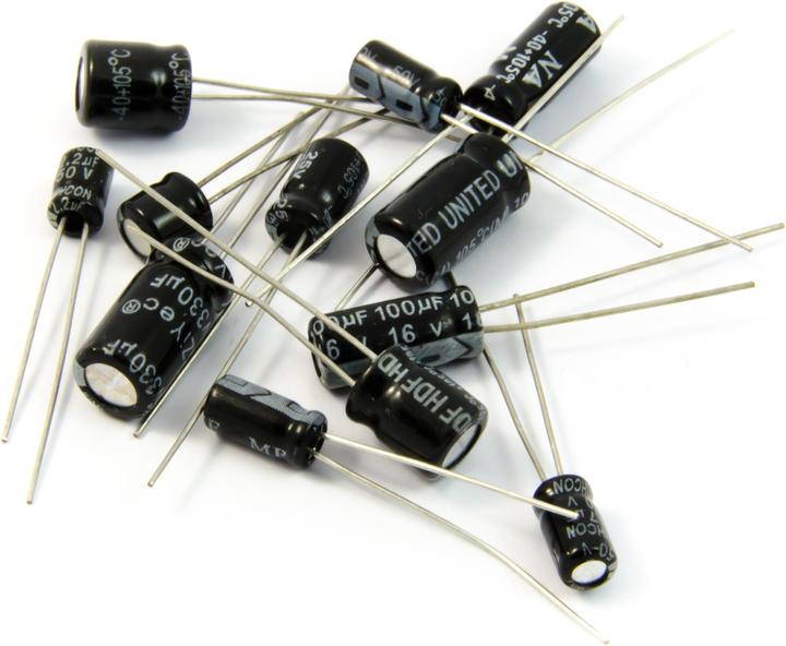 Purecrea Elektrolyt Kondensator Set 120 Stück assortiert (Kondensator)