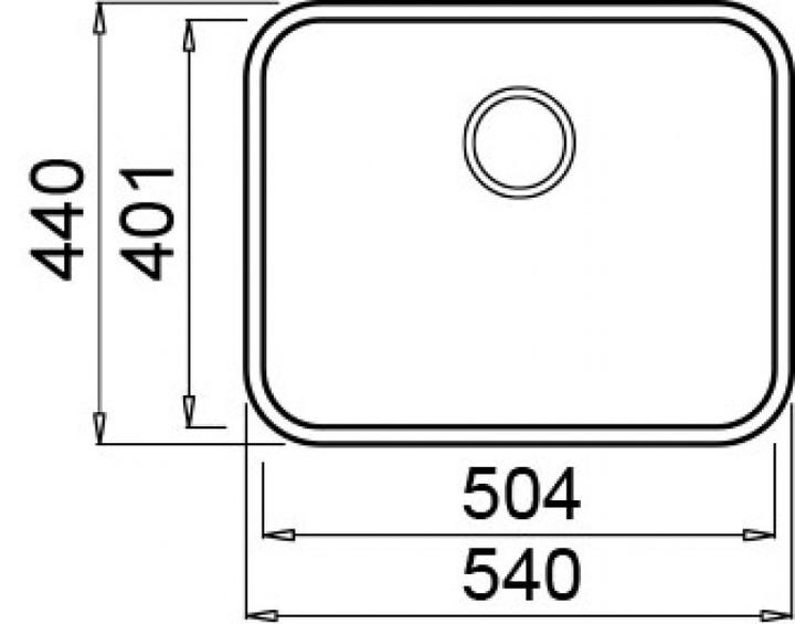 Immagine prodotto Elleci Space 500 R50 Lavello sottopiano Rettangolare Acciaio inossidabile (Lavello sottopiano)