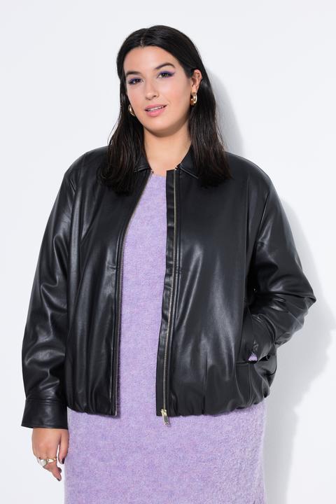 Actual product image Studio Untold Leather-look blouson, oversized, zip, fully lined (42, 44)