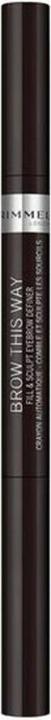 Actual product image Rimmel London Brow This Way Fill & Sculpt (Soft Black)