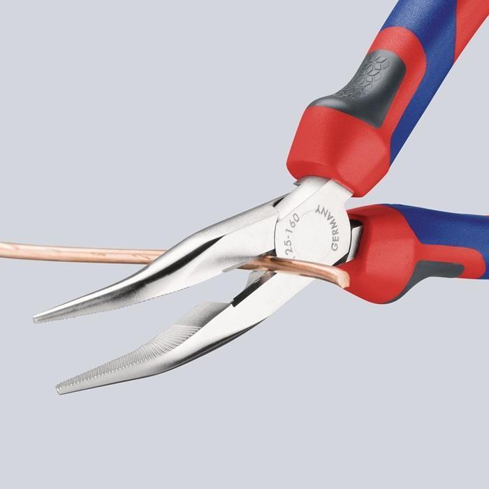 Immagine prodotto Knipex Pinza per meccanica - con becchi mezzotondi con tronchese (160 mm)