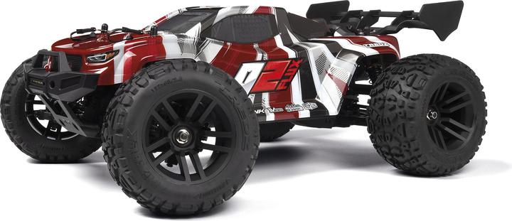 Maverick Quantum2 XT Flux 1:10 Stadium Truck - Rot (Mit Radio, Batterie nicht enthalten) (RTR pronto all'uso)