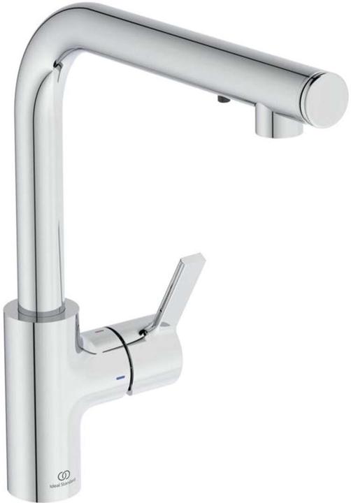 Ideal IDS Küchenarmatur GUSTO Ausl 232mm L-Auslauf m Seife chrom STANDARD