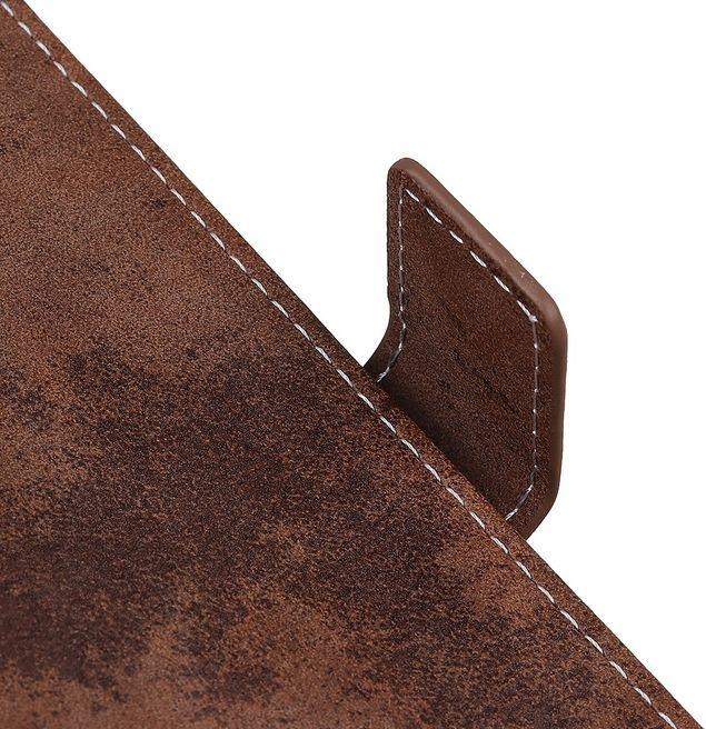 Actual product image MU Style Vintage Leather Bookcover Series (LG Velvet)