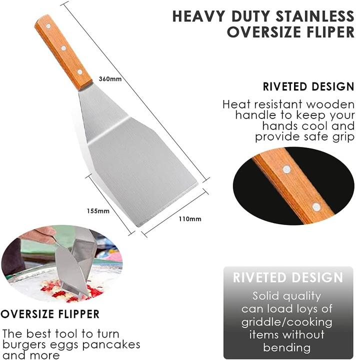 Actual product image Home Safety Grill cutlery set 8 pieces