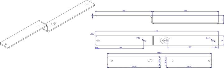 Produktbild Audioraq zu OLED TV, Metall, schwarz, Kompatibel mit (Adapter- / Montageplatten)