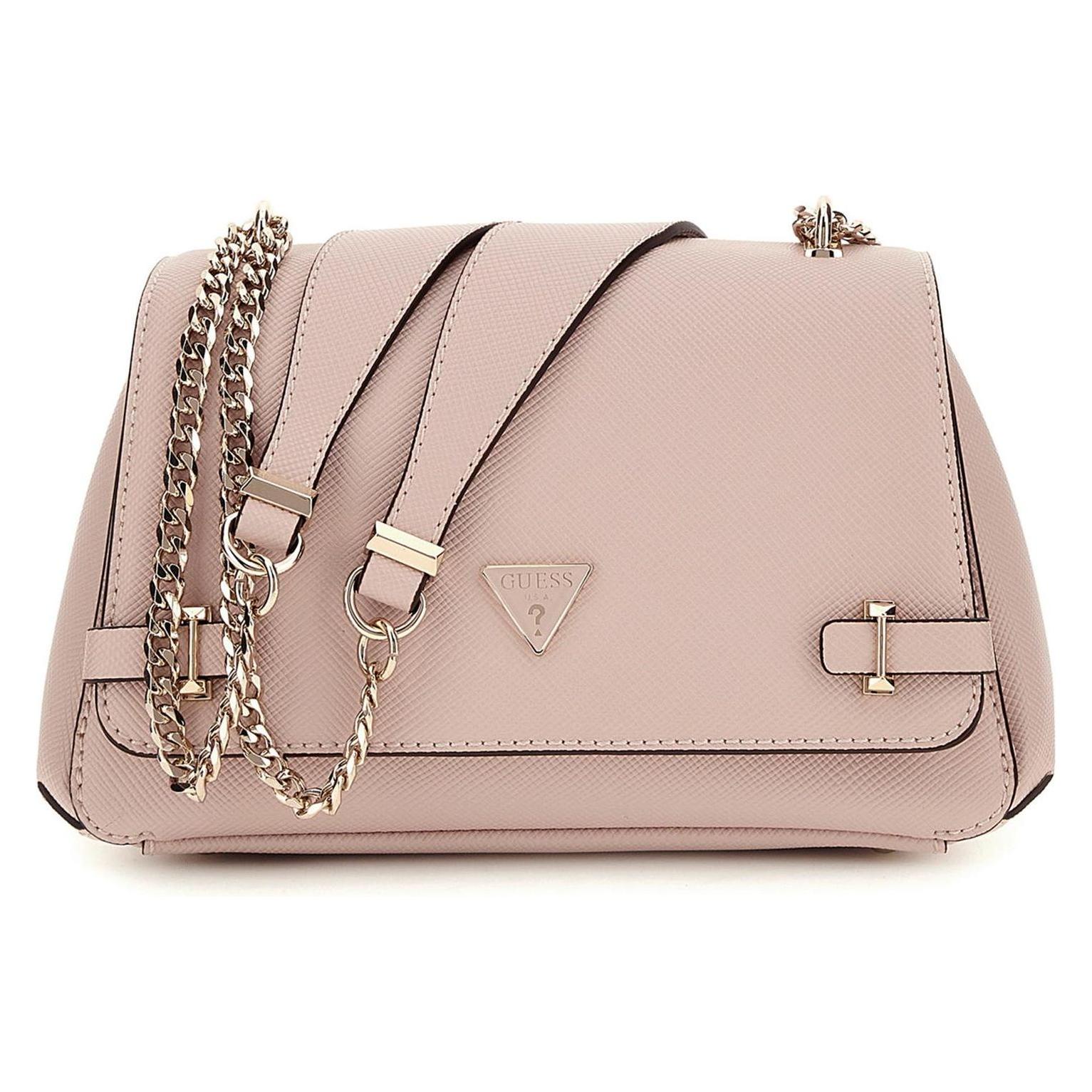 Guess, Damen, Handtasche, Rosalba Convertible Xbody Flap Bag, Rosa