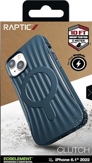 Image du produit X-Doria Étui pochette pour iPhone 14 avec coque arrière MagSafe bleue (Apple iPhone 14)