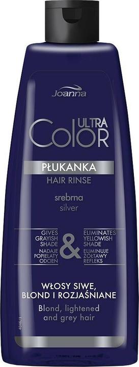Actual product image Joanna Ultra Colour System Silver Rinse Forond And Lightened Hair 150Ml (150 ml)