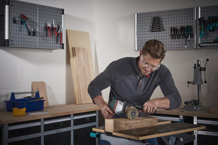 Produktbild wolfcraft 1 Holz-Struktur-Bürste S=8mm ø80x35mm