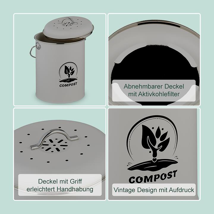 Produktbild Relaxdays Komposteimer (5.50 l)