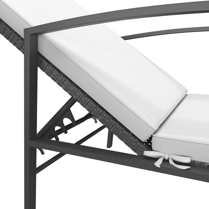 Immagine prodotto vidaXL Sonnenliege mit Tisch (195 cm)