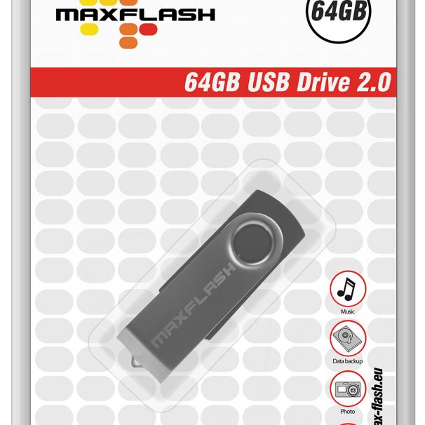 Image du produit MaxFlash Standard USB Drive (64 Go, USB-A)