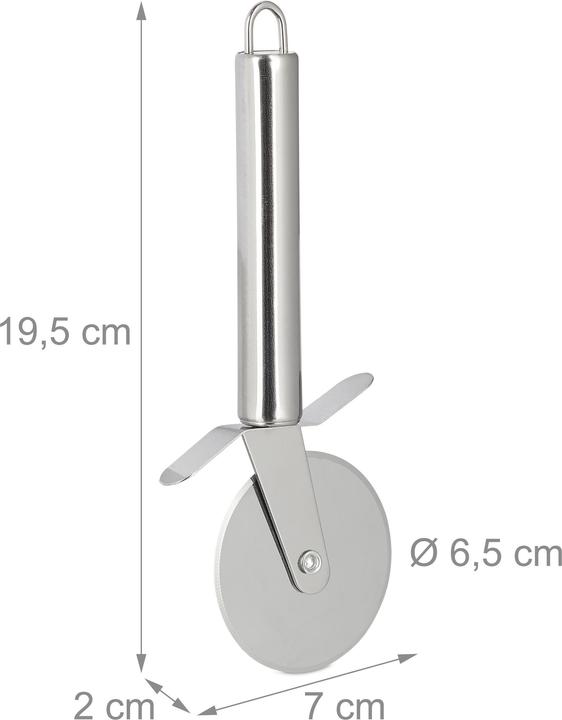 Actual product image Relaxdays 3x pizza cutter