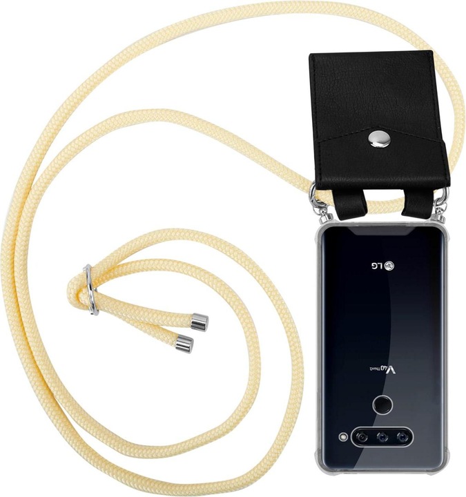 Produktbild Cadorabo TPU Handy Kette SILBER Cover