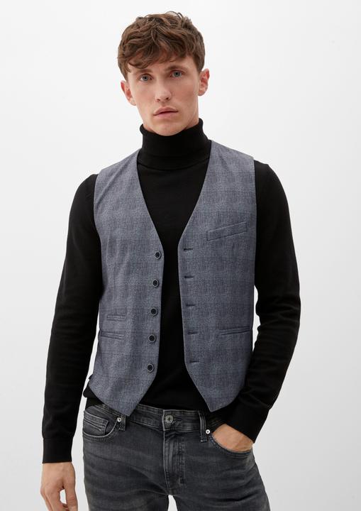 Produktbild s.Oliver Indoor-Weste Weste aus Interlockjersey