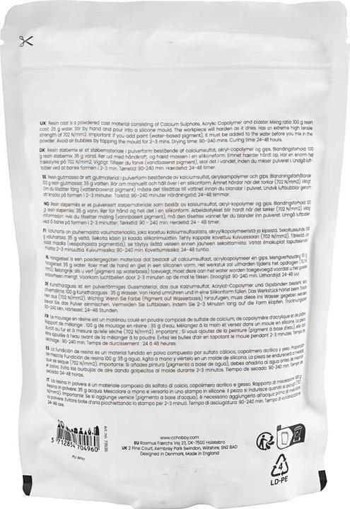 Actual product image Creativ Company Casting resin 800 g white