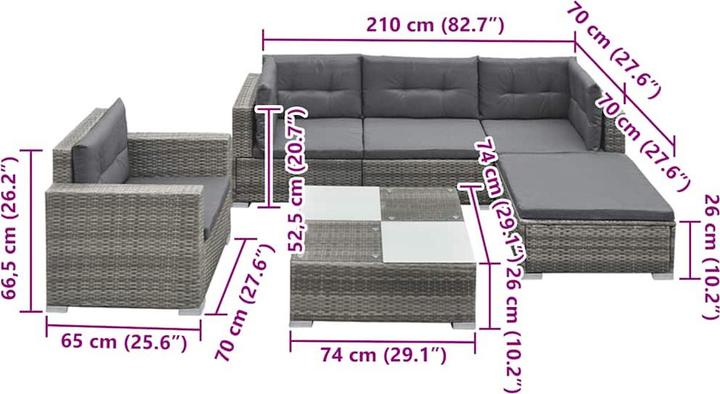 Produktbild vidaXL Erin