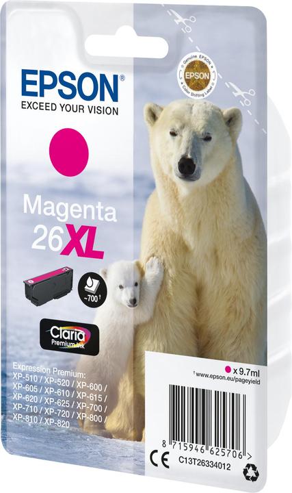 Produktbild Epson 26XL Claria Premium (M)