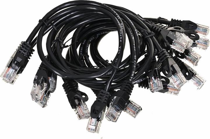 Actual product image Lanberg patch cable - 50 cm - blå, RAL (CAT5e, 0.50 m)