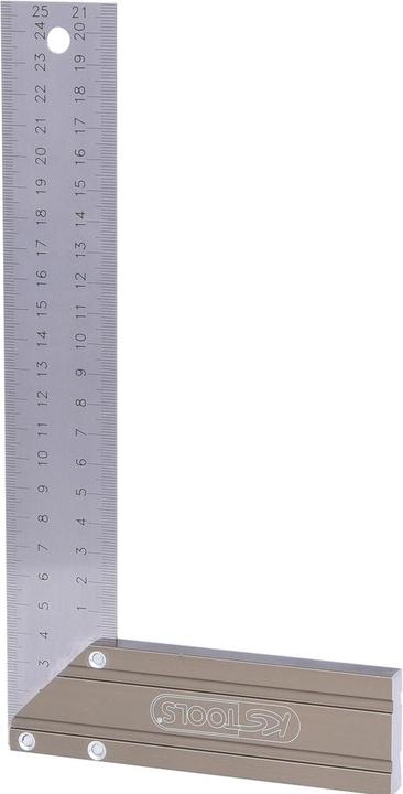 Actual product image KS Tools Carpenter's angle with aluminium tongue. 250mm 300.0220