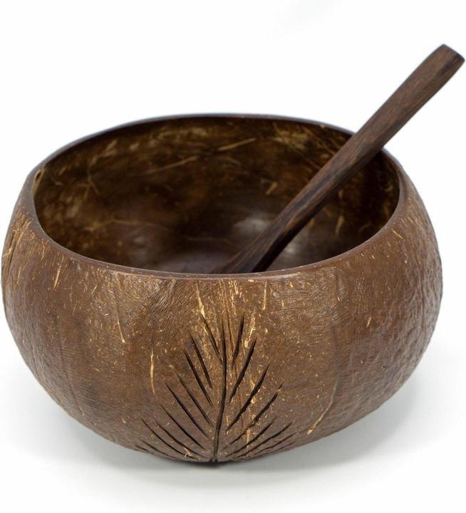 Image du produit Io Nova Set de noix de coco (bol + cuillère) (11.50 cm, 2 x)