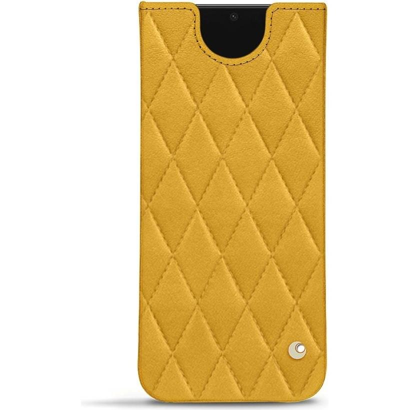 Noreve Lederschutzhülle (Samsung Galaxy S22 Ultra), Smartphone Hülle, Orange