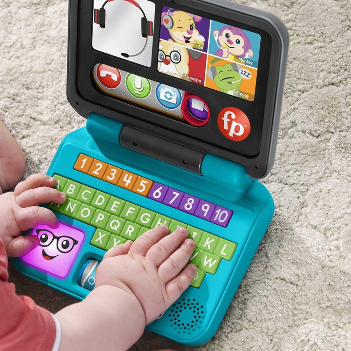 Actual product image Fisher-Price Laugh & Learn Let's Connect Laptop (Italian)