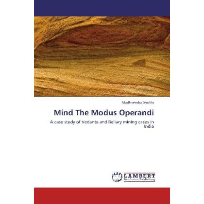 Mind The Modus Operandi, Fachbücher