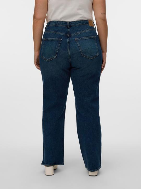 Actual product image Vero Moda VMCTESSA Hohe Taille Weiter Beinschnitt Jeans Weit geschnitten (W44/L32)