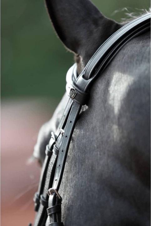 Actual product image Kerbl Snaffle bridle Cancun black, pony