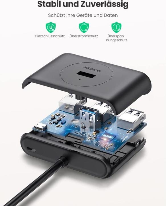 Productafbeelding Ugreen 40850 (USB-C, USB-A, 4 ports)