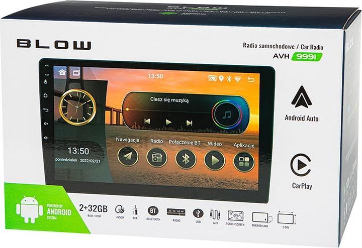 Actual product image Blow AVH-9991 (Android car, Apple Carplay)