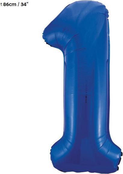 Produktbild Unique Folienballon Zahl "1" (1 x)