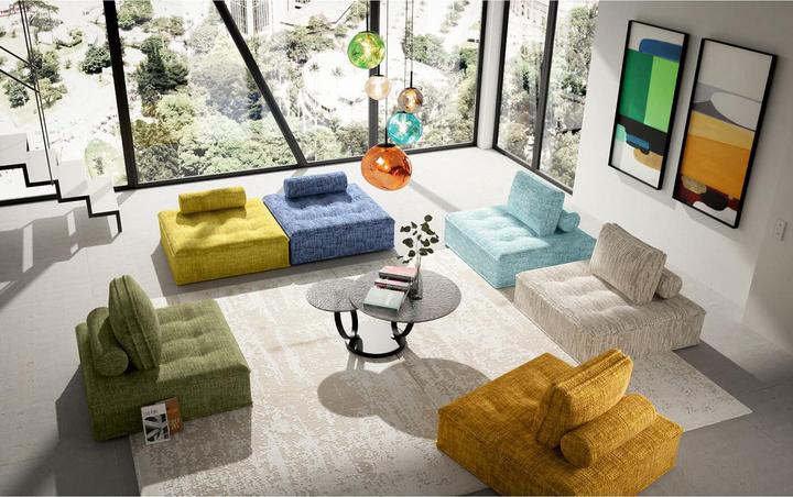 Produktbild Kare Design Sofa Element Portofino Hellblau