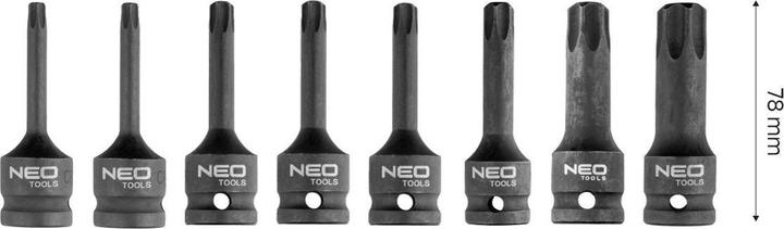 Neo Jeu de 8 capuchons Torx