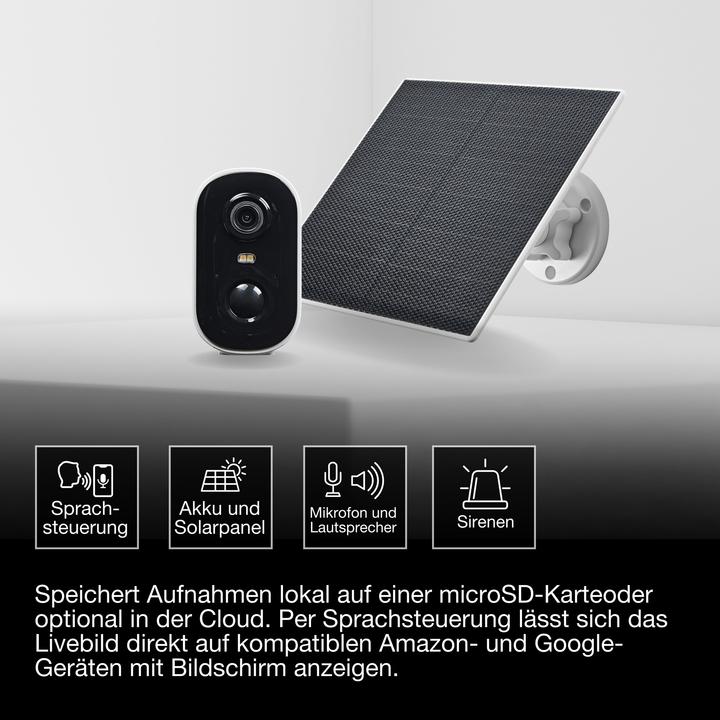 Produktbild Osram Smart+ Wifi Outdoor Camera Battery Solar White (2560 x 1440 Pixels)