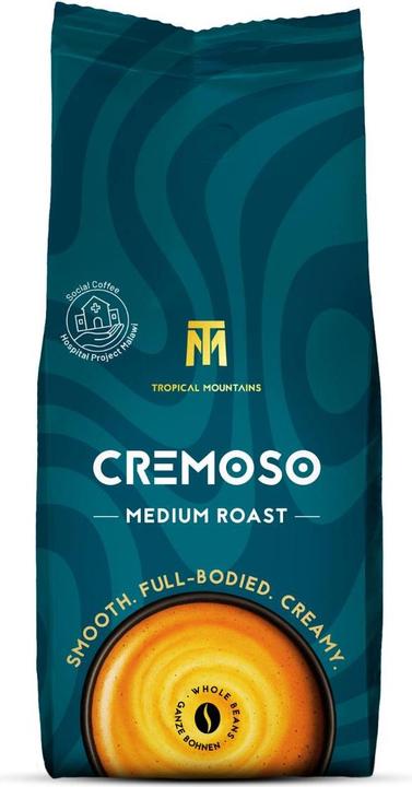 Tropical Mountains Cremoso Mittlere Röstung (1000 g, Mittlere Röstung)